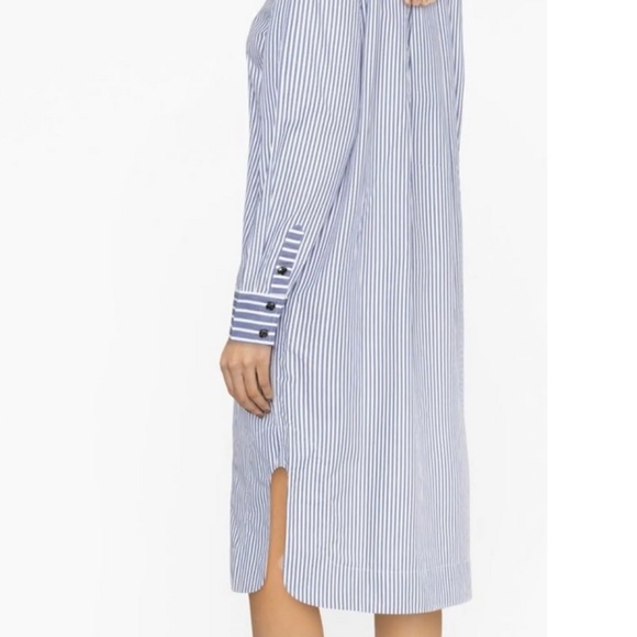 GANNI Stripe Cotton Shirtdress - Picture 4 of 9